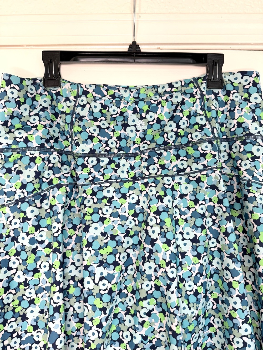 Athleta Golf Tennis Floral Skirt Blue Green White 1X - Picture 5 of 8